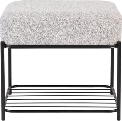 Housecraft Living Milou Kruk/ Poef Rechthoekig - Grijs