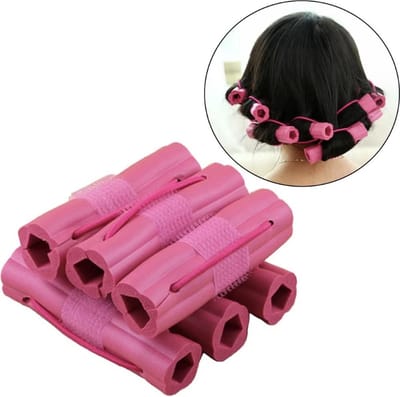 New Age Devi -Soft Foam Papillot Softsticks - de ultieme 6-delige set voor volumineuze lokken - Foam Papillotten - Haarrollers - Krulspelden