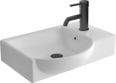 Handwastafel 45 cm - Chic Miniformaat voor Wandmontage in Gastentoilet