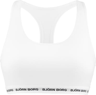 Björn Borg Core Logo - Soft top - Bh - Dames - 1 stuk - Dames - L - Wit