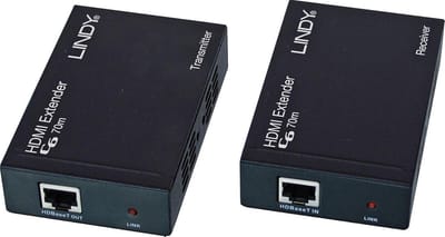 LINDY C6 HDMI 2.0 Extender - Video-/audio-/infrarooduitbreider - HDBaseT - maximaal 70 m