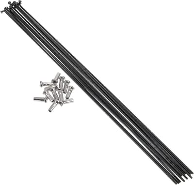 Fiets Spaken - Wiel Spaken - Fiets Reparatie - 304 Roestvrij Staal - 287 mm - Zwart