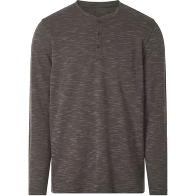 ESMARA MEN Heren longsleeve (Bruin, S)