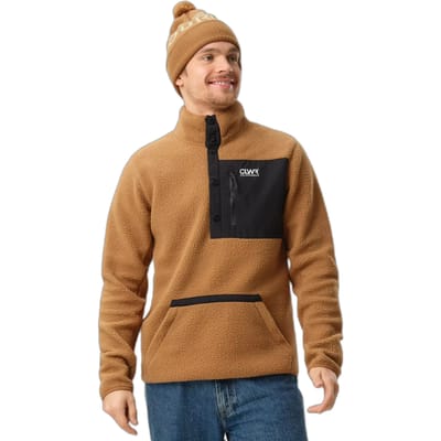 CLWR - Snap Pile - Fleece trui - Workwear Bruin - S