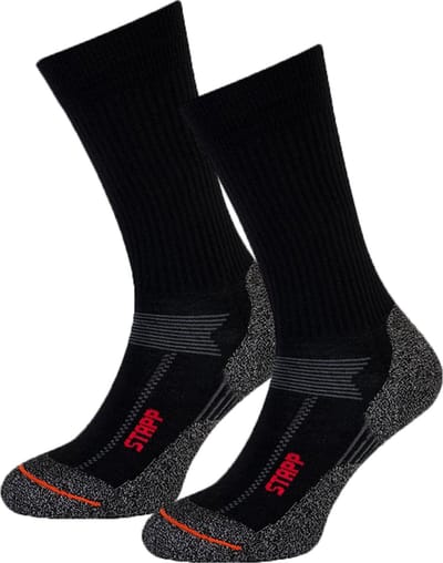 STAPP | 3-paar | Stevige Merino Wollen Thermo Wandelsokken Boston Thermo 27450 | Unisex | Zwart | Maat 35-38
