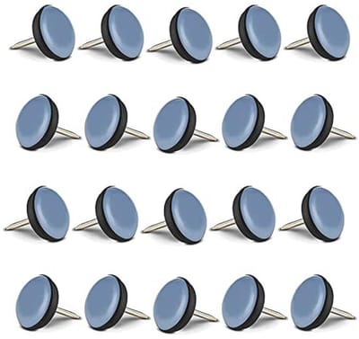 Meubelglijders Met Spijker - 20 Stuks Teflon Glijders Voor Tegels en Houten Vloeren