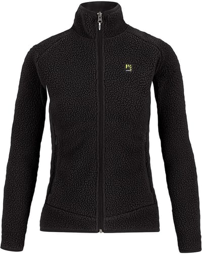 Karpos Moiazza Retrò Fleece Met Volledige Rits Zwart S Vrouw