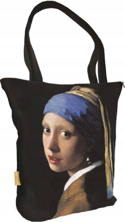 Shoppertas met "Meisje met de parel" - Jan Vermeer