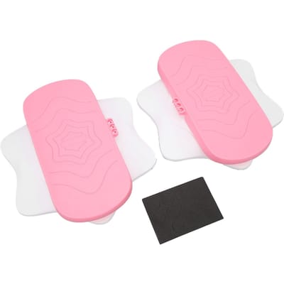 2 PCS Planche Twist Disque de Torsion de la Taille Roulement en Acier ABS Séparé Exercice du Noyau Abdominal Stepper Torsadé pour l'Entraînement pink