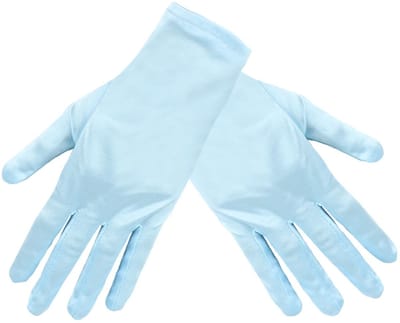 Korte satijnen handschoenen voor dames, retro party accessoires, zacht en elastisch, perfect voor bruiloften, avondevenementen en Halloween cosplay.