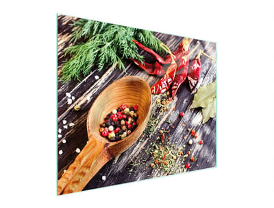 TMK ArtDeko Serie - Glazen Snijplank - 52x40 cm - UV Bescherming - Schokbestendig
