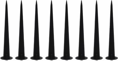 Stevige Tuinstaken van 16 cm voor Grondverlichting - 8 Stuks, Ideaal voor Buitenverlichting en Tuindecoratie