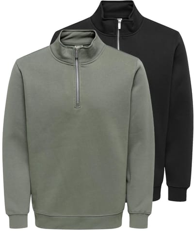 Only & Sons Heren sweatshirt 2 pack Connor