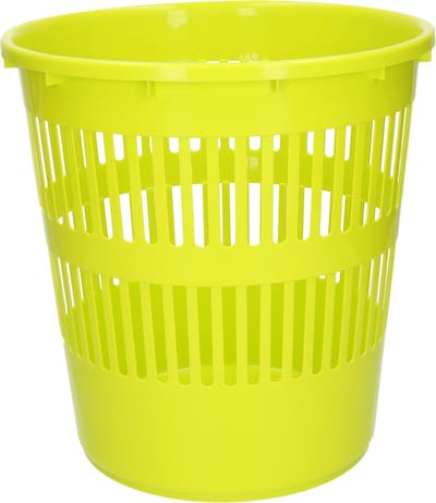 Plasticforte Afvalemmer - 10 liter - 28 cm - kunststof - groen - prullenmand