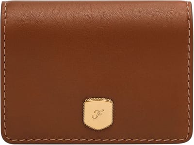 FOSSIL portemonnee Lennox Small Flap Wallet Medium Brown bruine