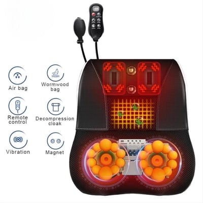 Cervicale massagekussen, taille, nek en schouder, elektrisch massagekussen, warm kompres, intelligente multifunctionele lendenmassager groothandel Top allocation