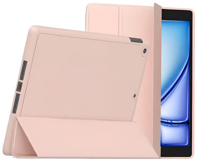 MYWAY, Hoesje geschikt voor iPad Air 13 inch M2 - SlimSkin Series Folio met Apple Pencil Houder, Roze