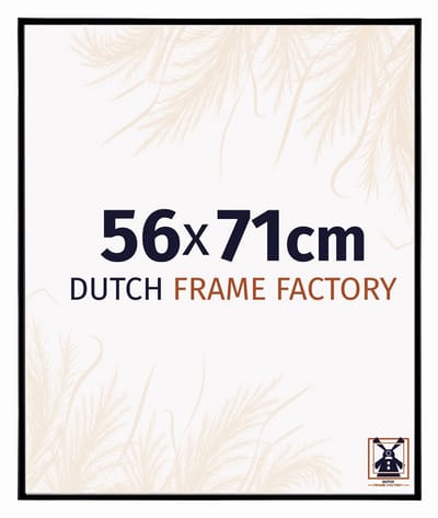 Fotolijst 56x71 cm - Kunststof - Zwart Mat - Easy