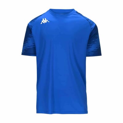 Kappa Daverno Shirt Korte Mouw Heren - Royal | Maat: L-XL