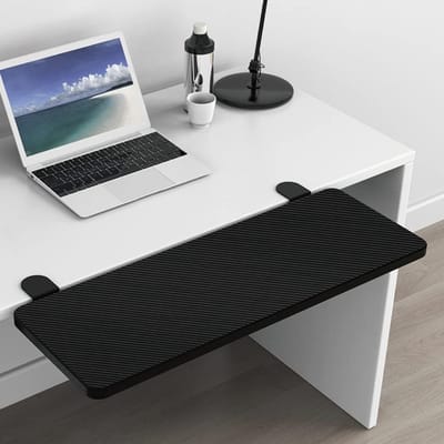 Ergonomische Bureauverlengstuk voor Toetsenbord en Muis - Inklapbaar en Klemvrij