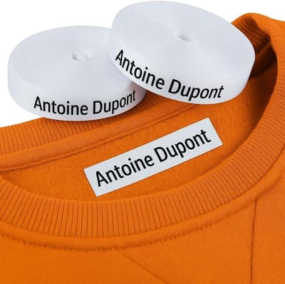 Zelfklevende Kledinglabels - Opstrijkbare Etiketten - Kleding Markeren - Volledig Personaliseerbaar - 200 Stuks
