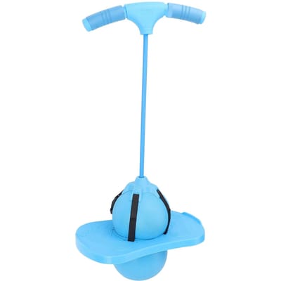Fitness Stuiterbal met Handvat Hoge Belastbaarheid Balans Springoefenballen voor Binnen blue