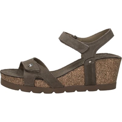 Panama Jack Julia B73 Velour - Damesschoenen sandalen - Steen