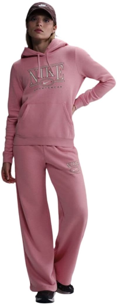 Sportswear Club Fleece Stadium Trui Dames Elemental Pink/Htr L