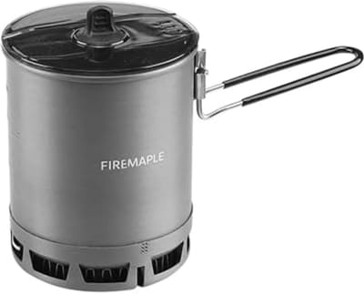 Ultralichte 600 ml Kampeerpot met Warmtewisselaar - Ideaal voor Wandelen en Reizen