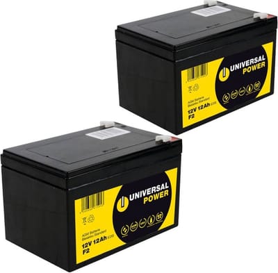Universal Power Reserveaccu Voor Access Point AXS32,AXS32P Rolstoel 24V 2 X 12V 12Ah