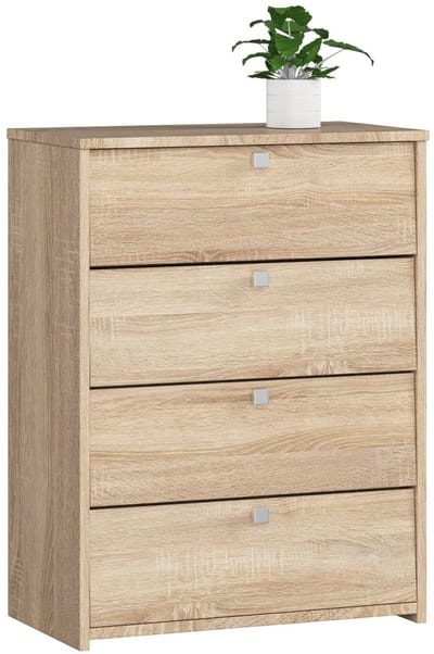 Rubin Schoenkast 66 cm - 4 Uitslaande Deuren - Sonoma Eiken Design