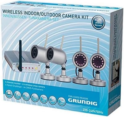 Camera Set - Beveiligingscamera's - Binnen Buiten - Draadloze Verbinding - 5 Stuks - Zilver