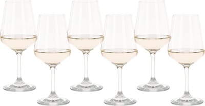 Vinata Wijnglazen Set 38 cl - 6 stuks - Wijnglazen - Wijnglas kristal