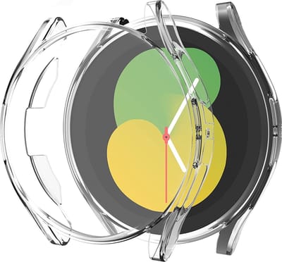 Strap-it TPU case - transparant bescherm hoesje geschikt voor Samsung Galaxy Watch 5 40mm - doorzichtige beschermhoes voor Galaxy Watch 5 40mm