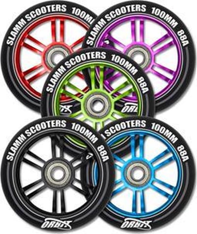 Slamm wiel SL581 Orbit - 100 mm - Zwart