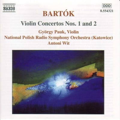 György Pauk, National Polish Radio Symphony Orchestra, Antoni Wit - Bartók: Violin Concertos Nos. 1 & 2 (CD)