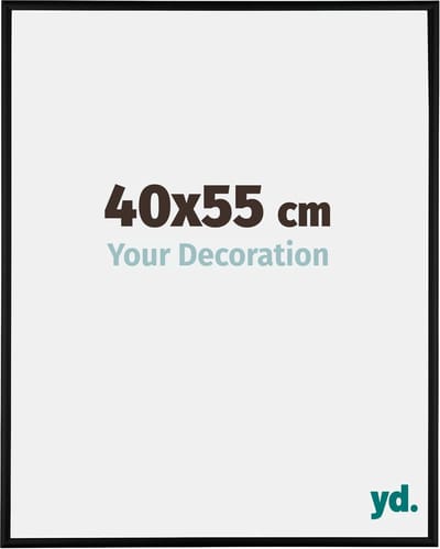 Your Decoration - Fotolijst 40x55 cm - Aluminium - Zwart Mat - Kent