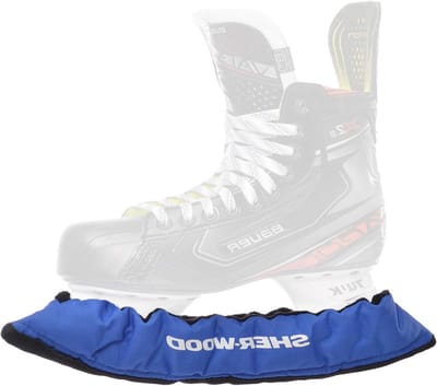 Schaatskousen Junior - Schaatsbeschermers - Schaatsen Beschermen - Versterkte Looprail - Universeel - Blauw