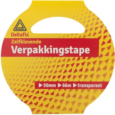 Verpakkingstape transparant 50mm Deltafix