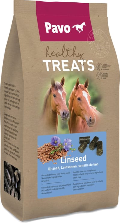 Pavo Healty Treats 1 kg - Paardensnack - Lijnzaad