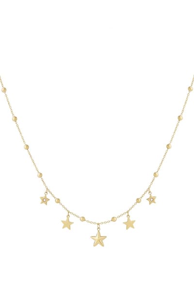 Starlight Charms ketting - Goudkleur /