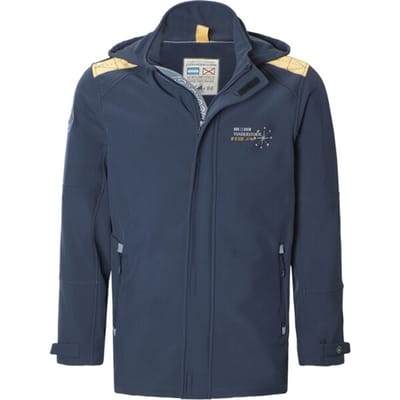 Softshelljack PEKKOR donkerblauw