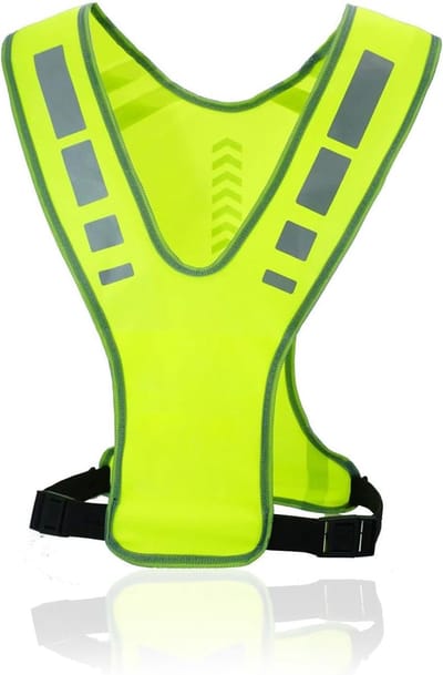 Reflecterend Veiligheidsvest voor Fietsers en Hardlopers, Ademend en Verstelbaar, Ideaal voor Jogging, Wandelen en Fietsen in het Donker