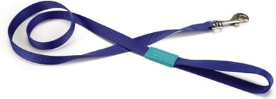 Nylon looplijn uni blauw 120x10Beeztees
