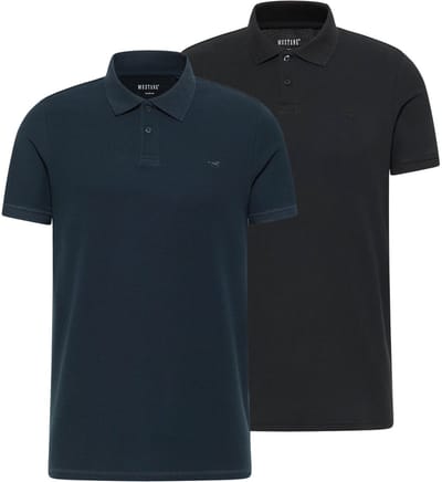 Mustang Poloshirt Style Palco 2P Set van 2