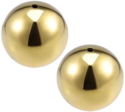 Dailygoody - Holle Kap Bal - Leuning Trap Spindel - Goud - 60 mm