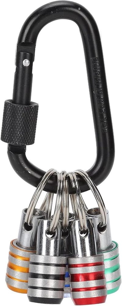 Zeskantige Sleutelhanger - Dophouder Adapter - Gereedschap Gebruik - Verstelbare Kraag - 1/4 Inch - Meerdere Kleuren