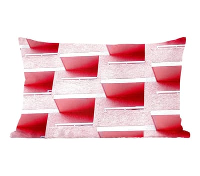 Sierkussens - Kussentjes Woonkamer - 50x30 cm - Roze - Balkon - Zomer - Architectuur