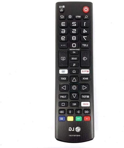 Afstandsbediening - Smart TV Bediening - TV Zenders Zappen - Originele Kwaliteit - 10 Meter Bereik - Zwart