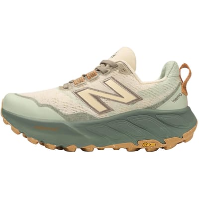 New Balance Fresh Foam X Hierro v9 Calcium Dark Juniper Dames Sneakers Groen WTHIERO9 40 beige